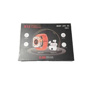 X12 Ultra Series 8 Smart Watch & EarBuds Combo